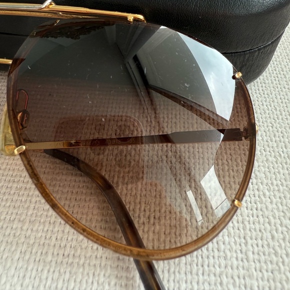Dolce & Gabbana Brown Aviator Sunglasses DG 2075 034/13 63x13 135 - Picture 3 of 8